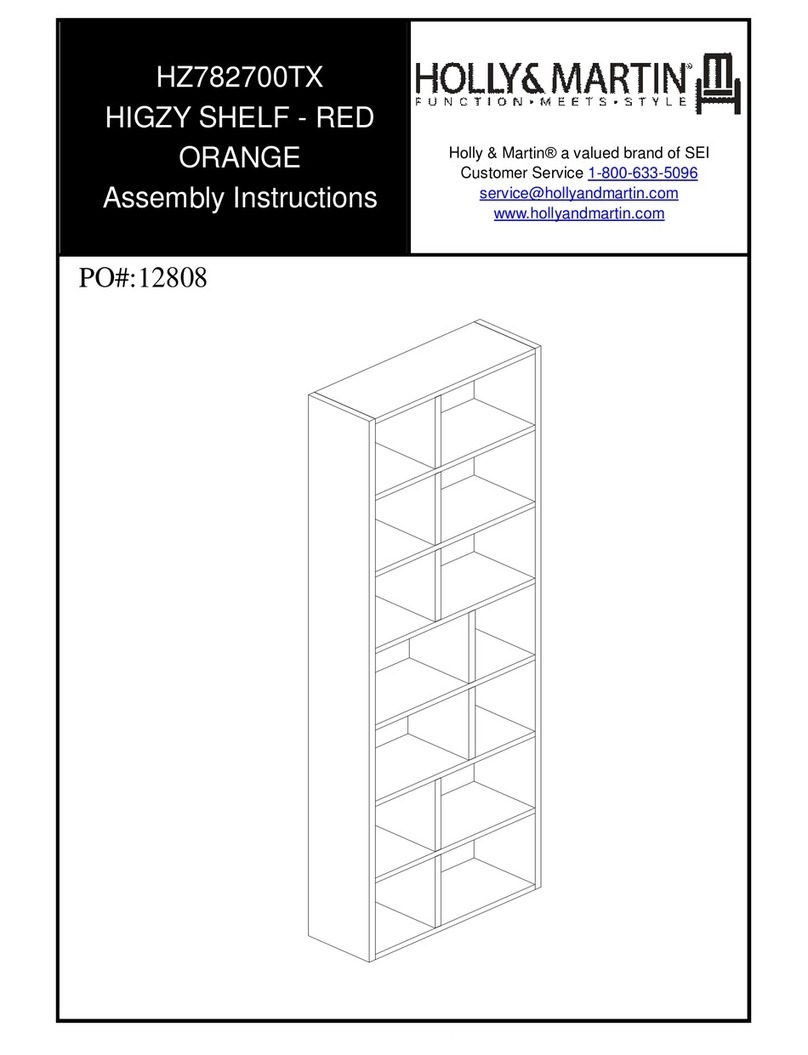 HOLLY&MARTIN HZ782700TX Assembly instructions