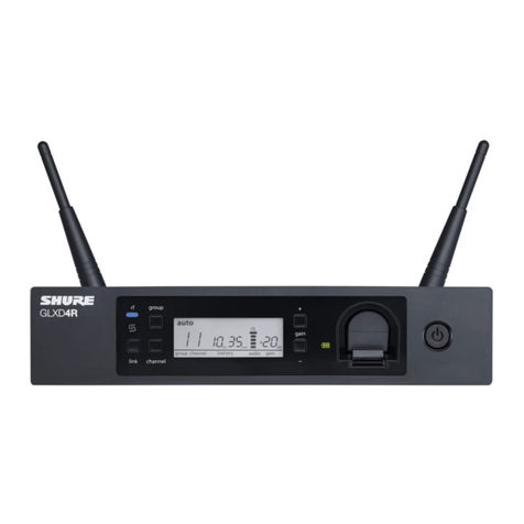 Shure GLXD4RA user guide