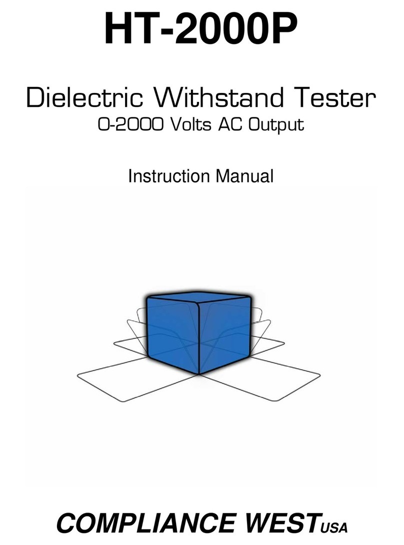 Compliance West HT-2000P instruction manual