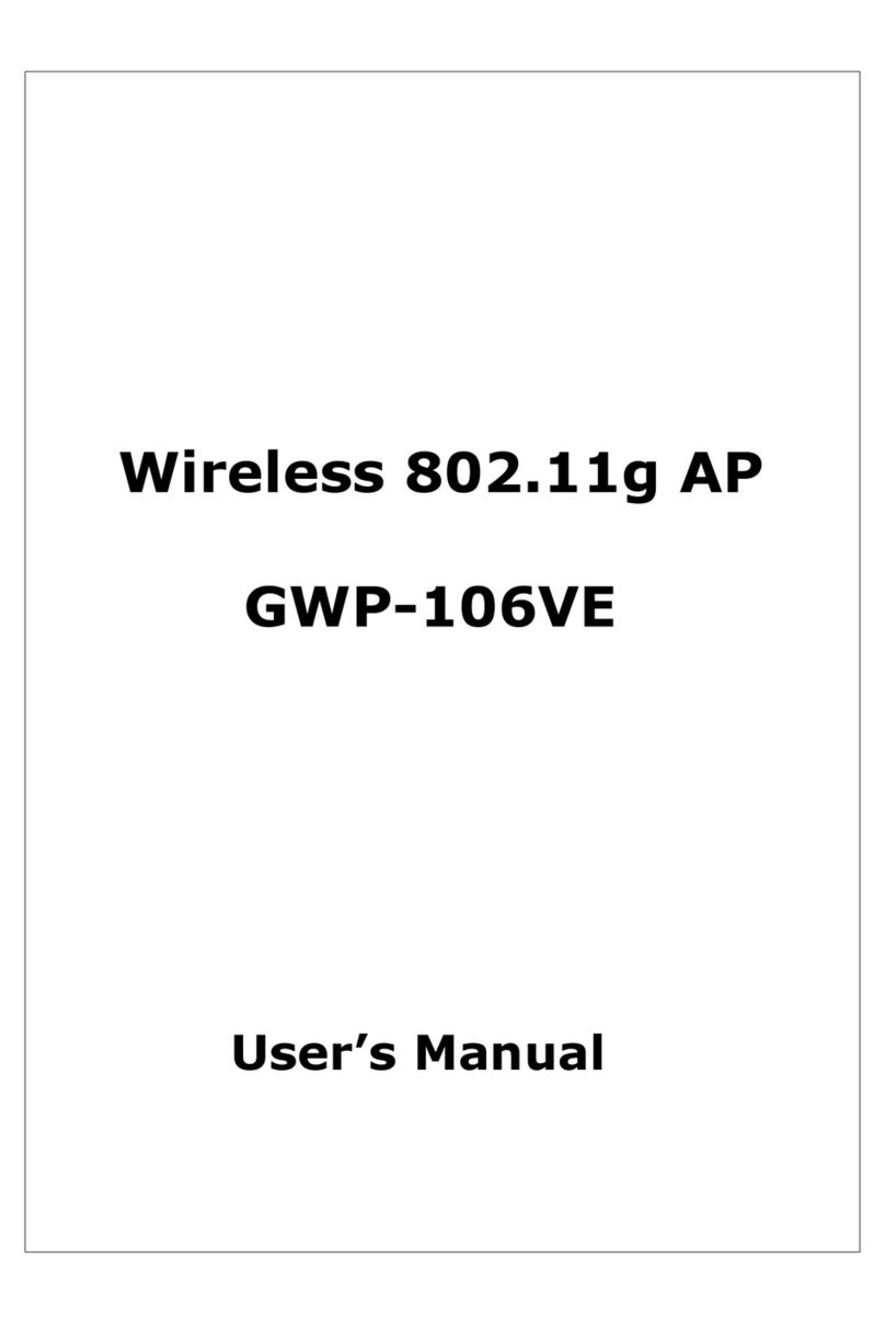 STRAIGHT CORE GWP-106VE user manual