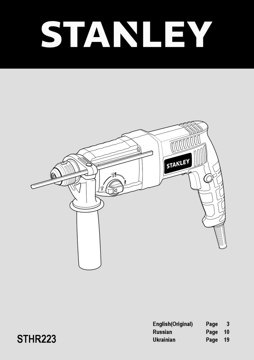 Stanley STHR223K-B9 Original instructions