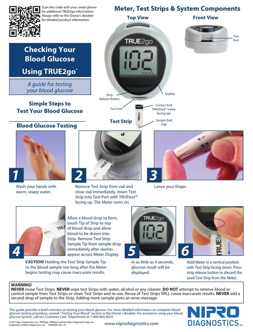 NIPRO Diagnostics True2go User manual