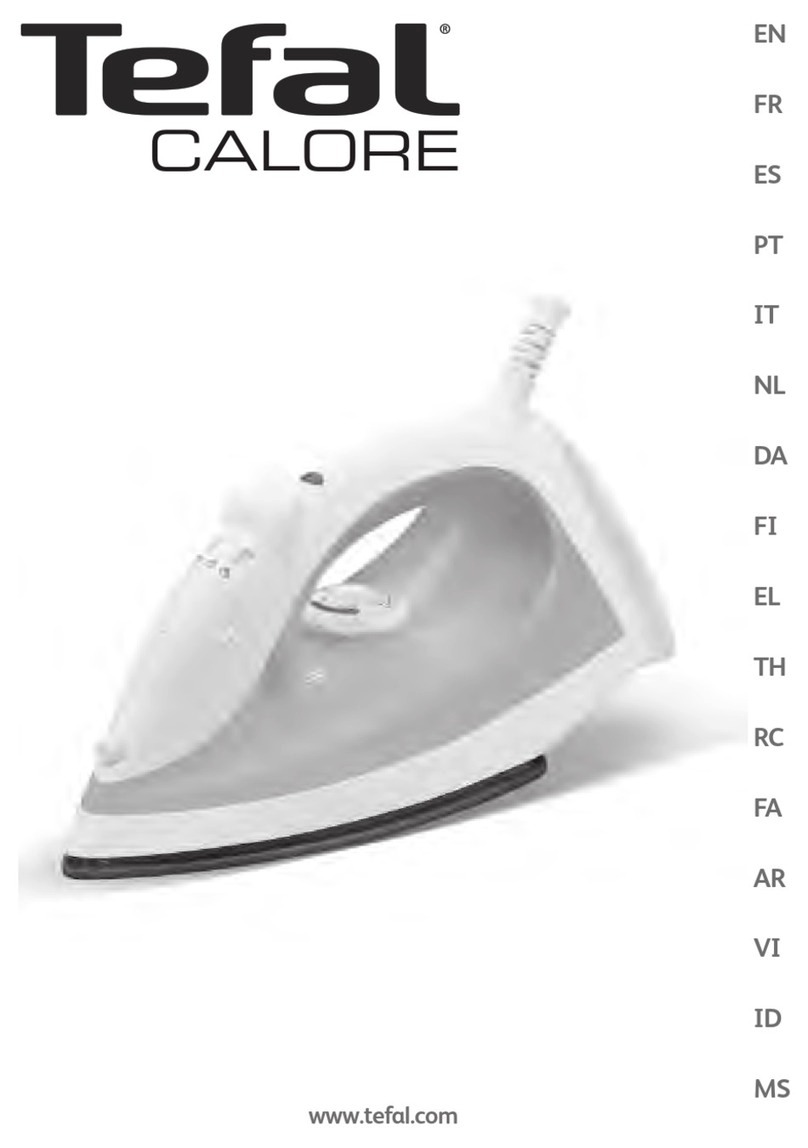 TEFAL Calore FV1420M0 manual