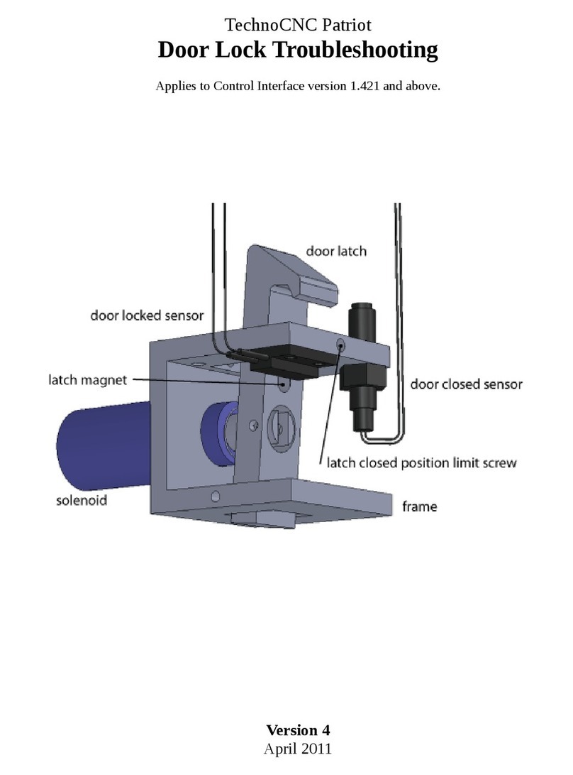 Techno CNC Systems Patriot Troubleshooting