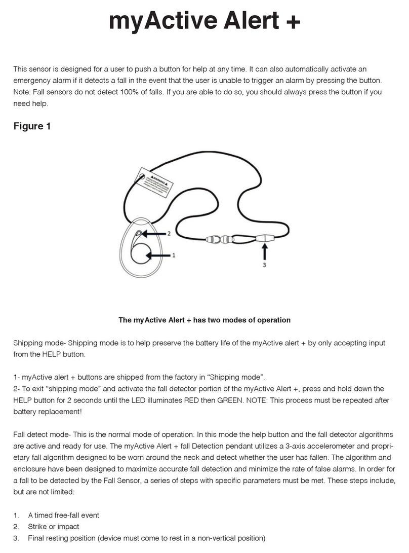 Mytrex myActive Alert + quick start guide