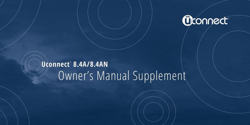 Uconnect 8.4A Owner's manual supplement