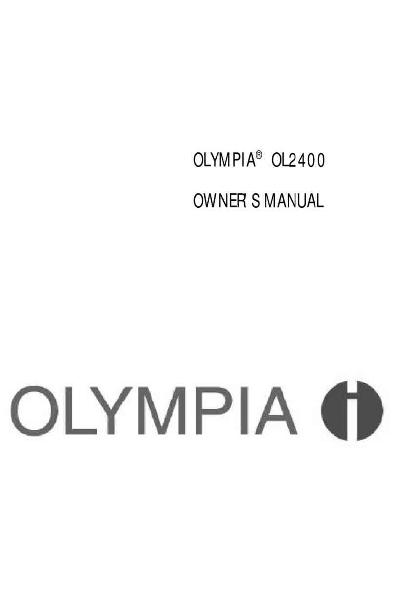 Wave Industries OLYMPIA O2400 User manual