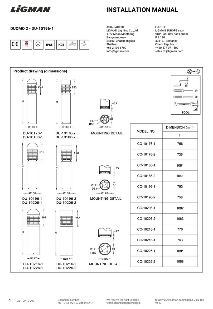 LIGMAN DUOMO 2 installation manual