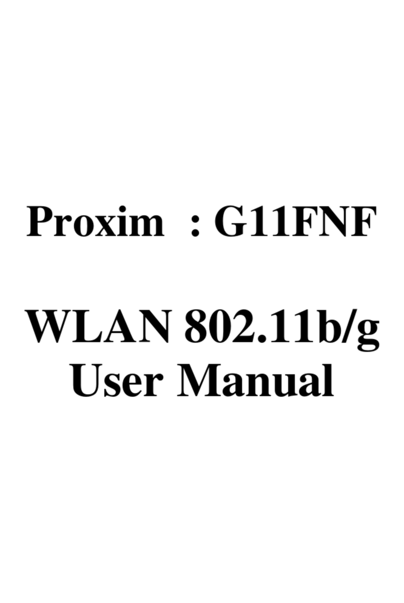 Proxim G11FNF user manual