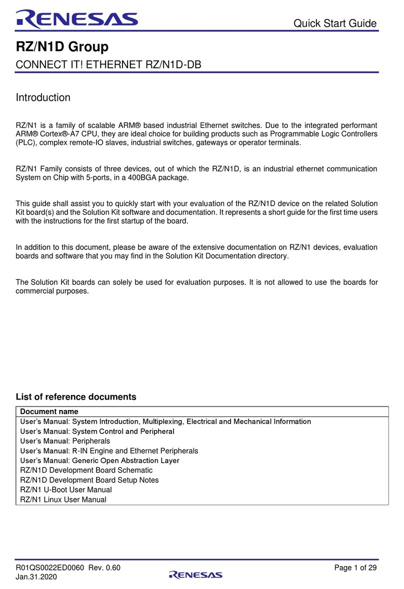 Renesas RZ/N1D Series User manual
