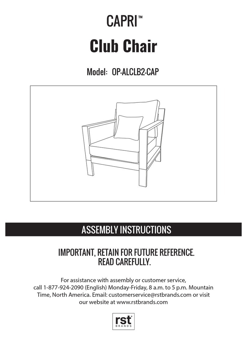 rst brands CAPRI OP-ALCLB2-CAP Assembly instructions rst brands CAPRI OP-ALCLB2-CAP Assembly instructions