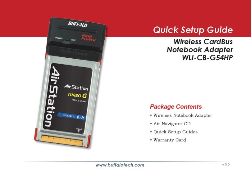 Buffalo Tech Air Station Turbo G Quick setup guide