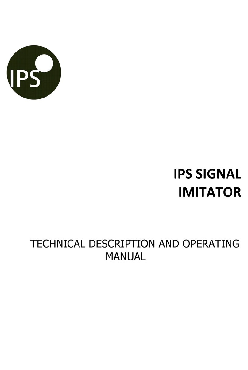 IPS IPS121 Manual