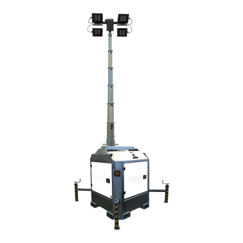 Generac Power Systems TOWER LIGHT CUBE+ HYBRID User manual