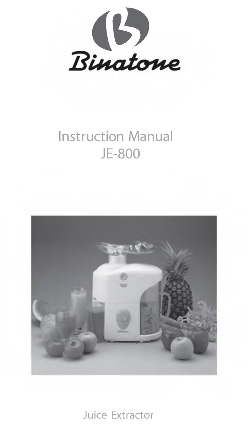 Binatone JE-800 instruction manual