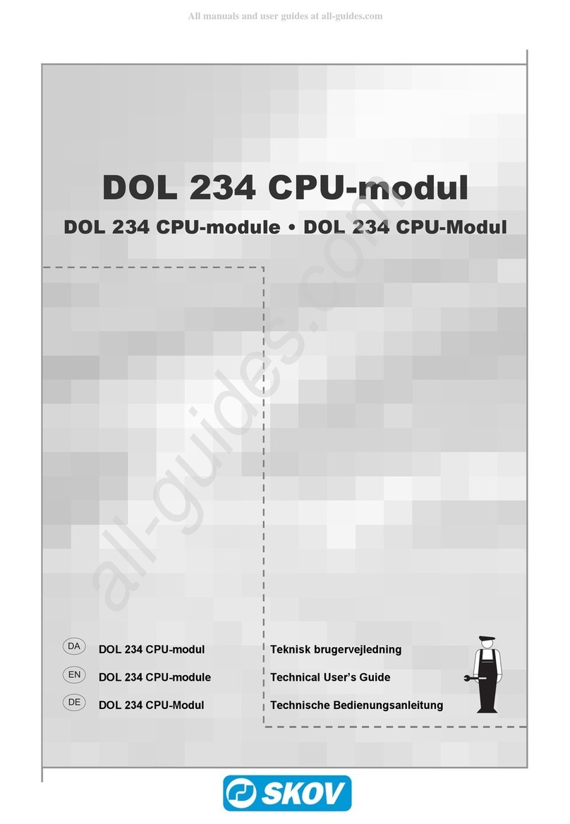 Skov DOL 234 Manual