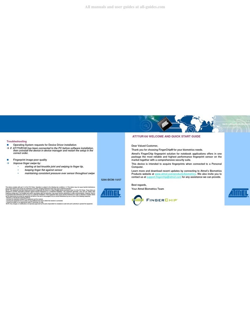Atmel AT77UR100 WELCOME AND QUICK START GUIDE