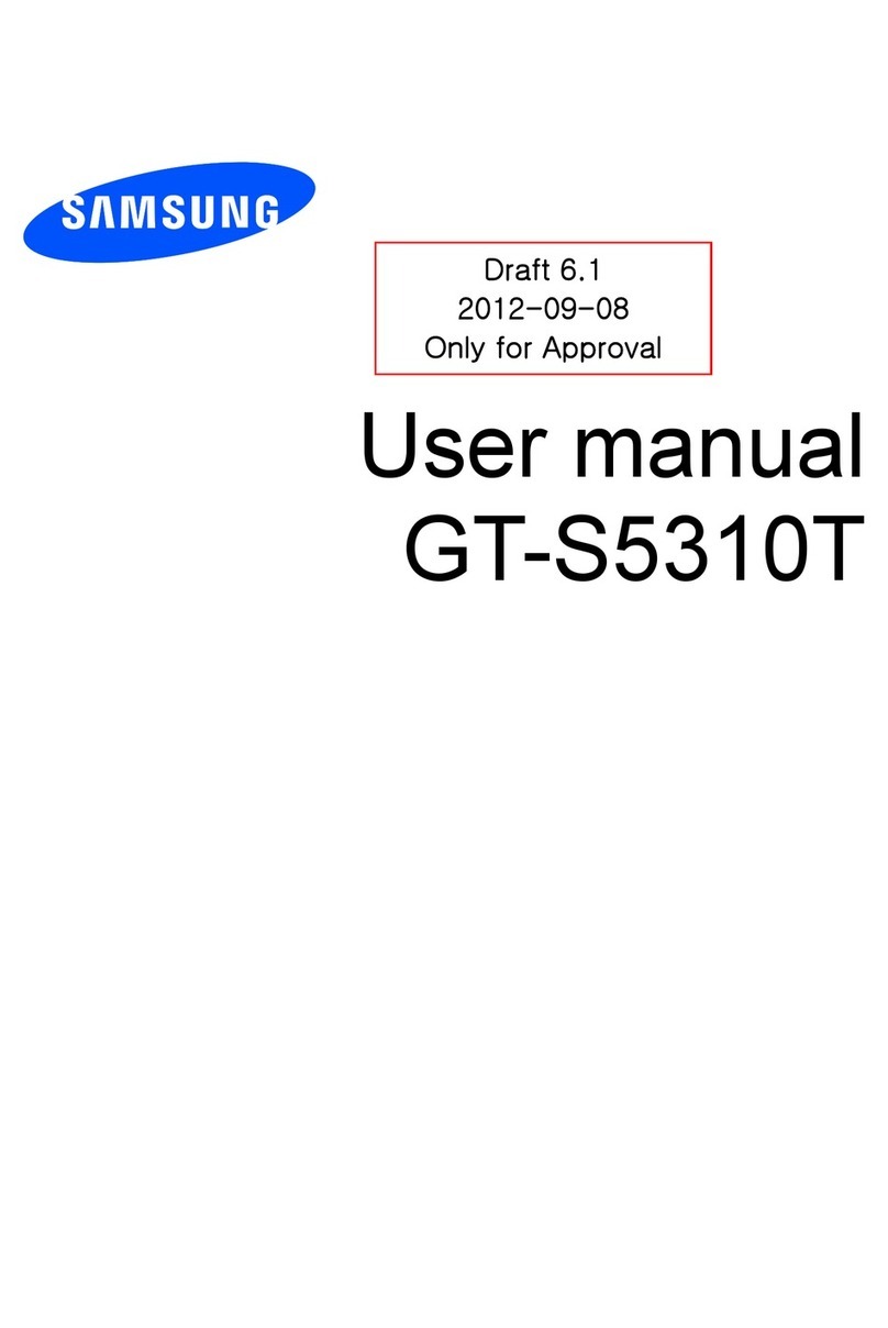 Samsung GT-sS5310T User manual Samsung GT-sS5310T User manual