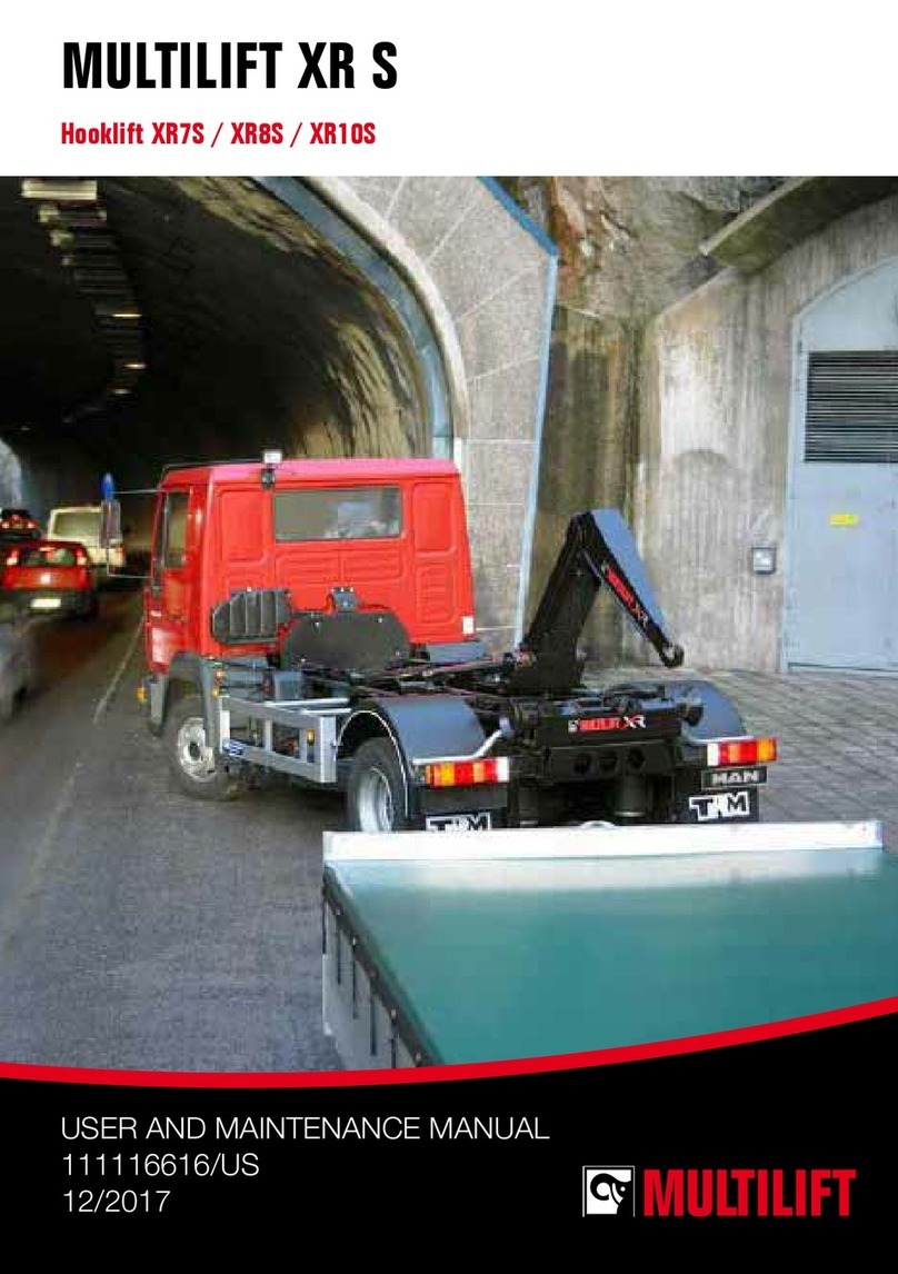 HIAB Hooklift Multilift XR S Series User and maintenance manual