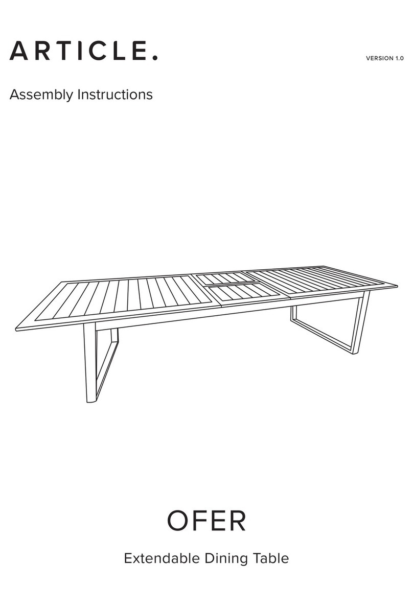 Article OFER SKU15537 Assembly instructions