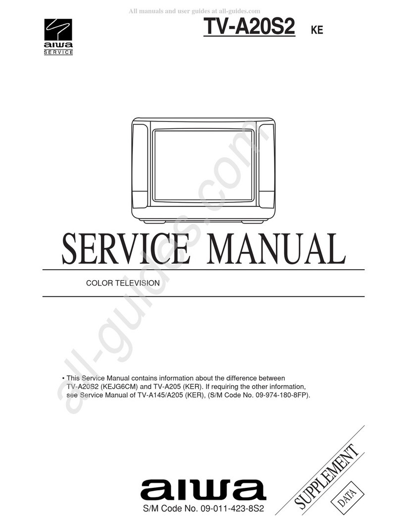 Aiwa TV-A20S2 User manual