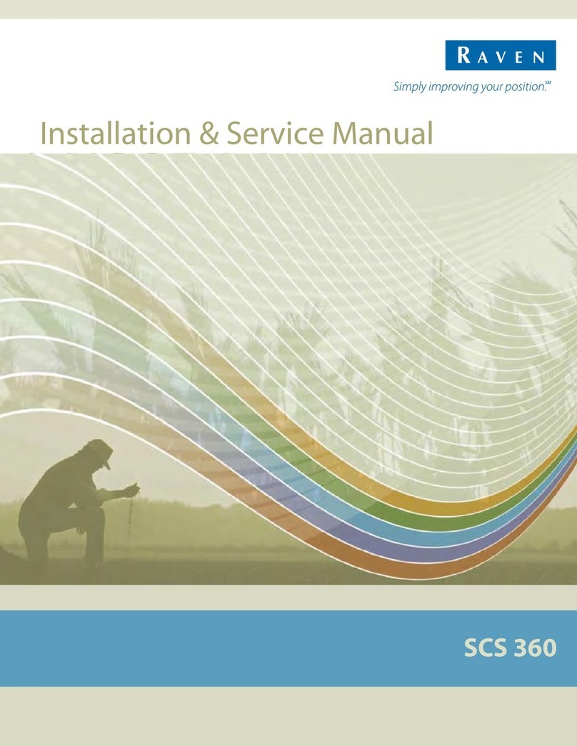 Raven SCS 360 Installation & service manual