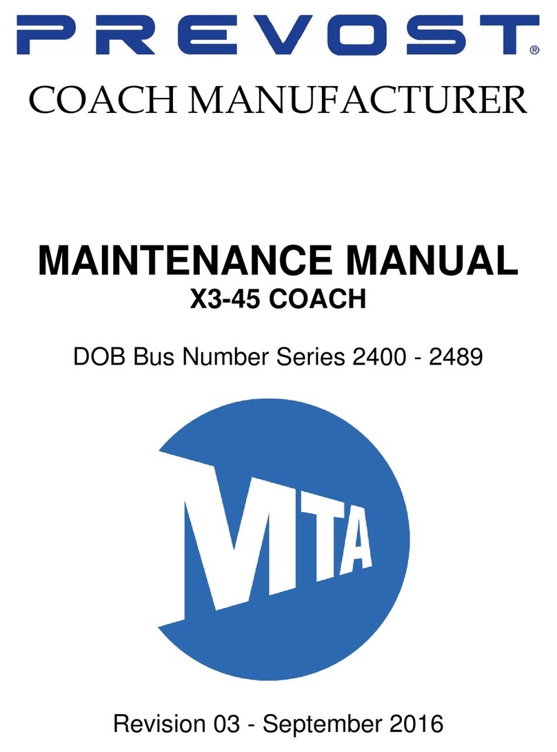 PREVOST X3-45 2016 User manual