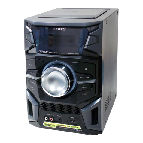 Sony HCD-EX66 User manual