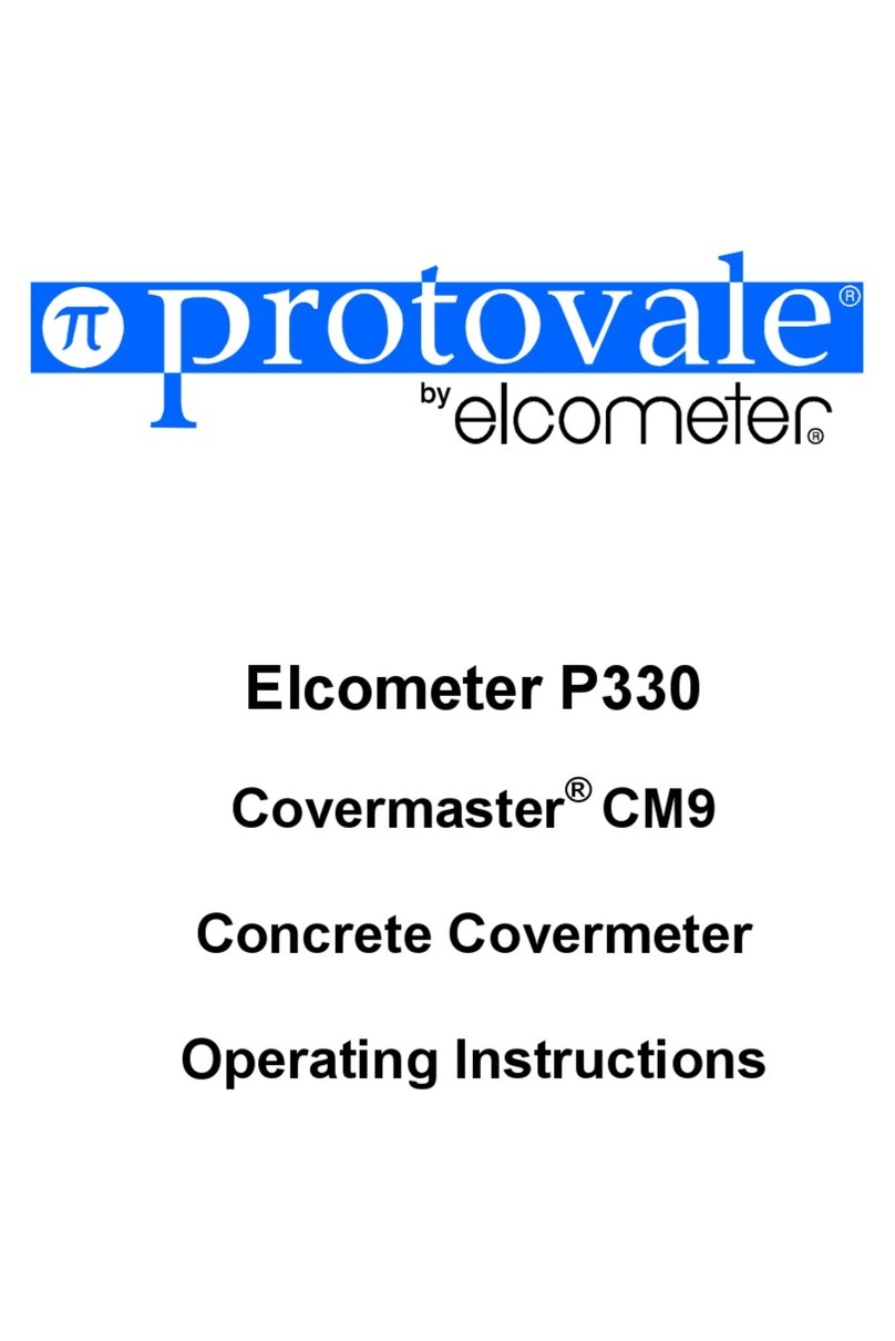 Elcometer protovale P330 User manual Elcometer protovale P330 User manual