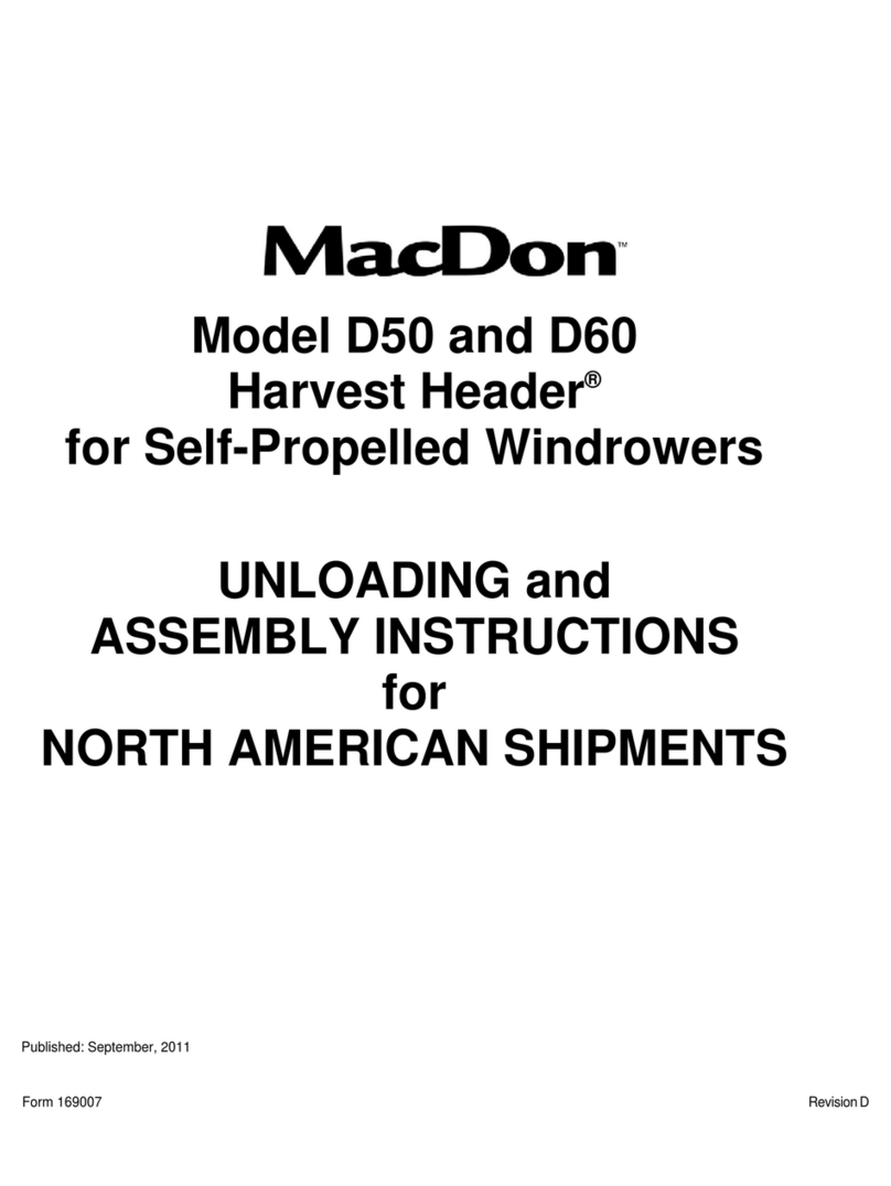 MacDon D50 User manual