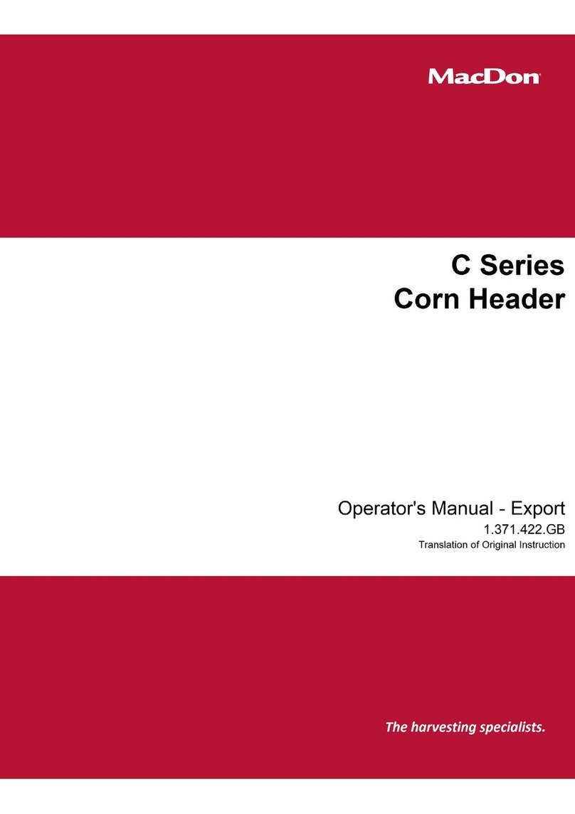 MacDon C Series Operator's manual