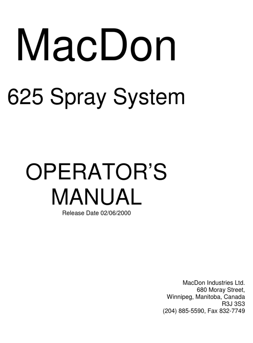 MacDon 625 Operator's manual
