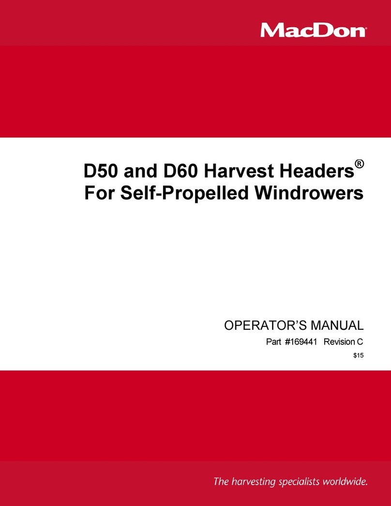 MacDon D50 User manual