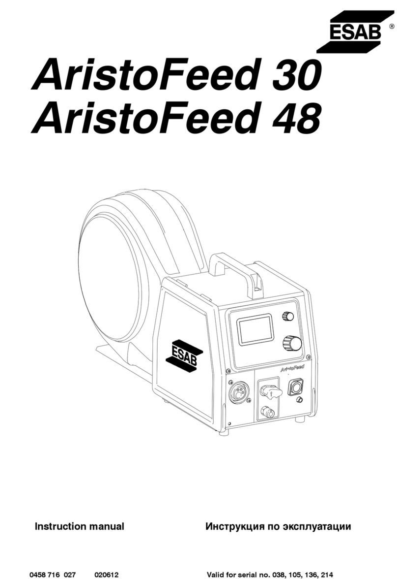 ESAB AristoFeed 30 User manual