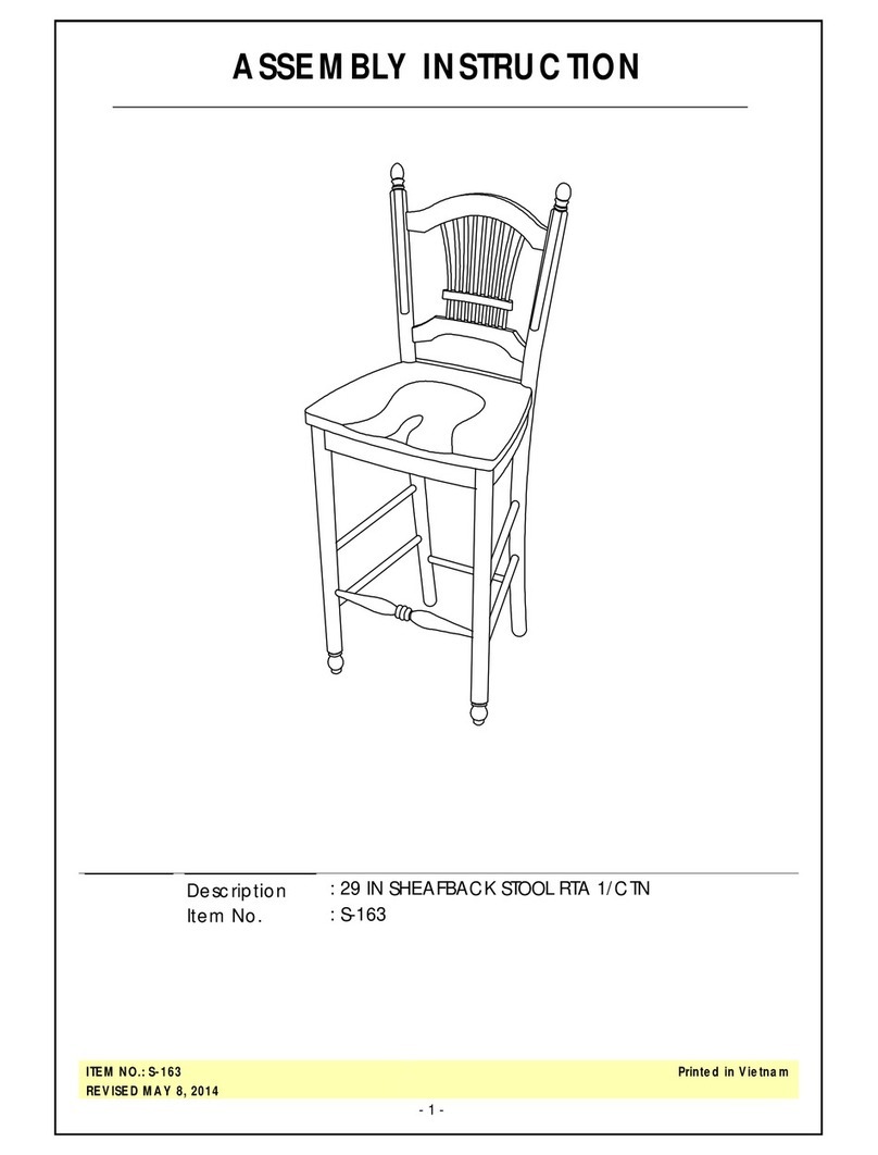 Unfinished Furniture of Wilmington S-163 User manual