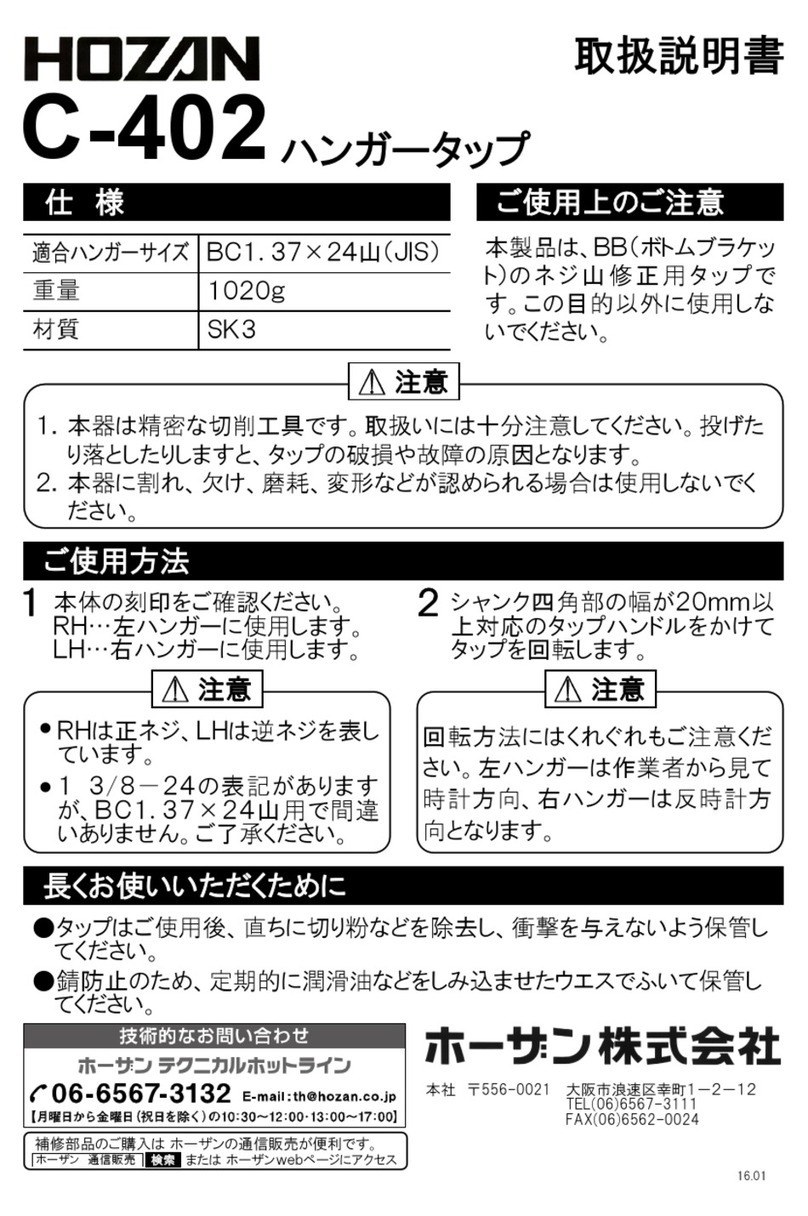 HOZAN C-402 User manual