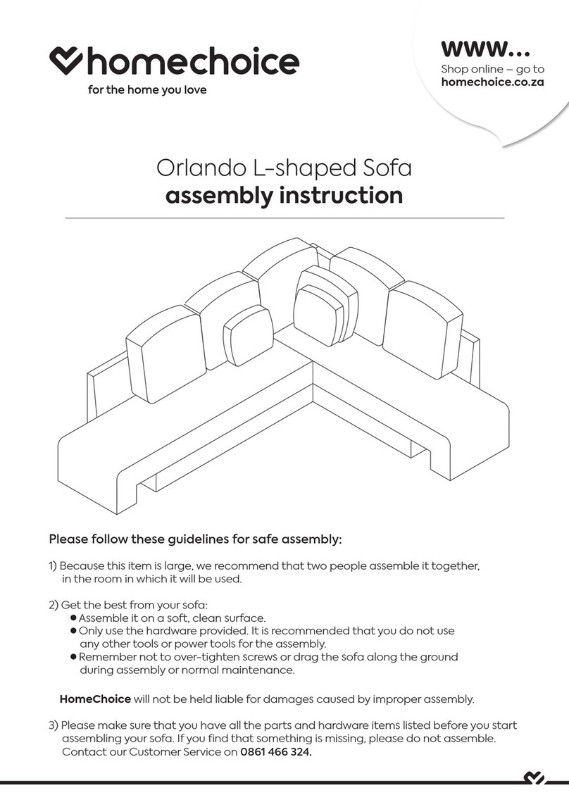 homechoice Orlando Assembly instruction homechoice Orlando Assembly instruction