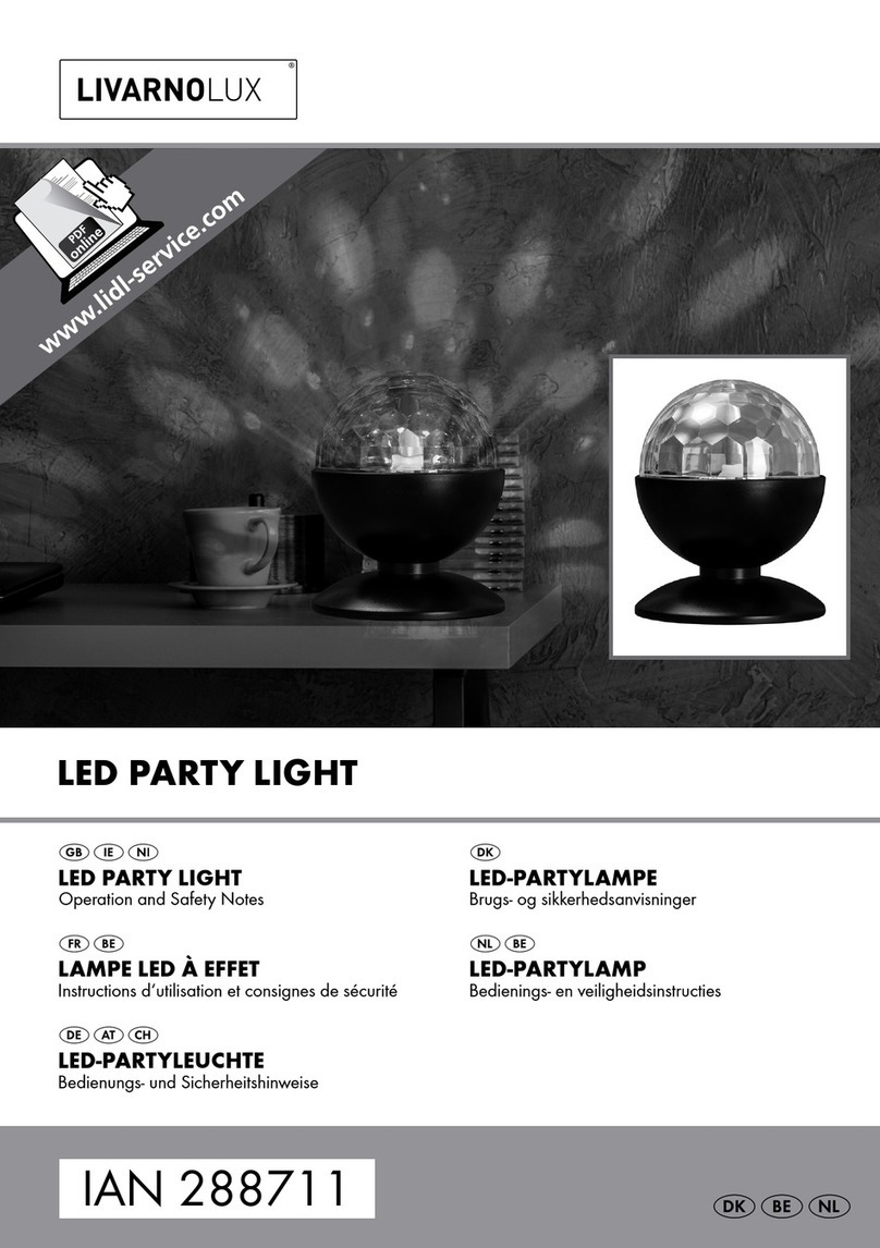 LIVARNO LUX 288711 Operation and safety notes