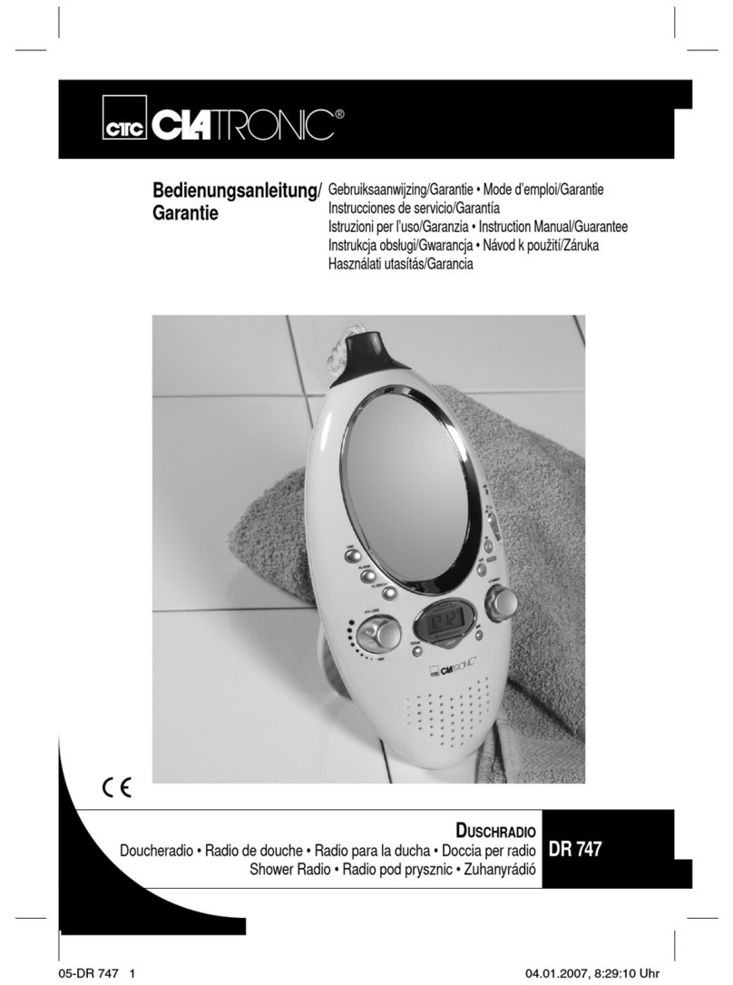 Clatronic DR 747 instruction manual