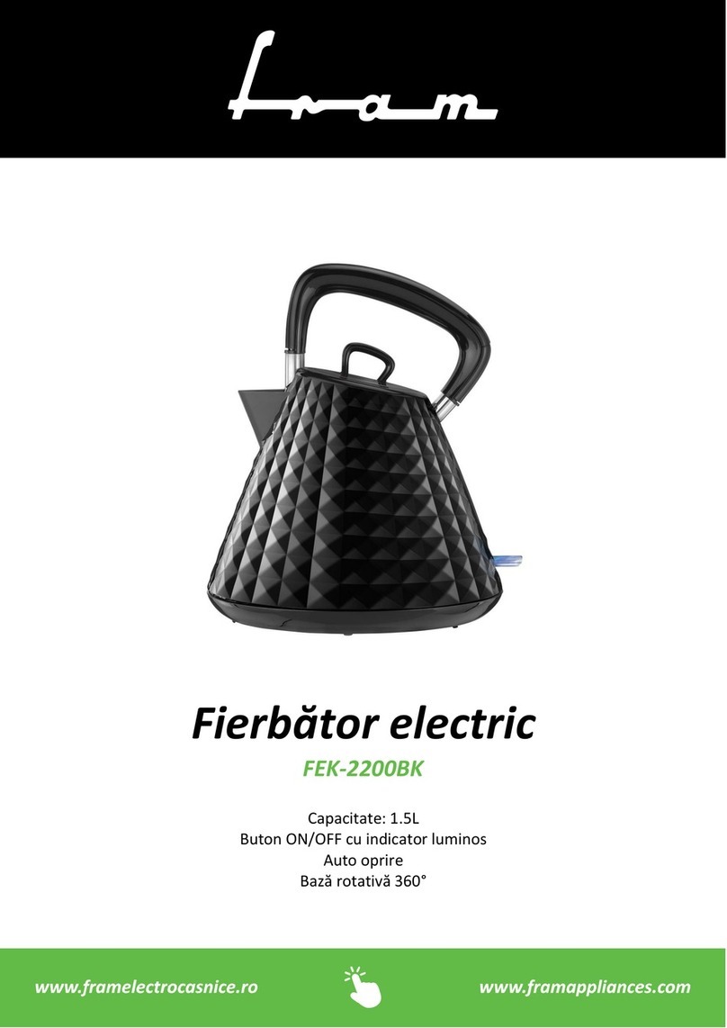 FRAM FEK-2200BK manual