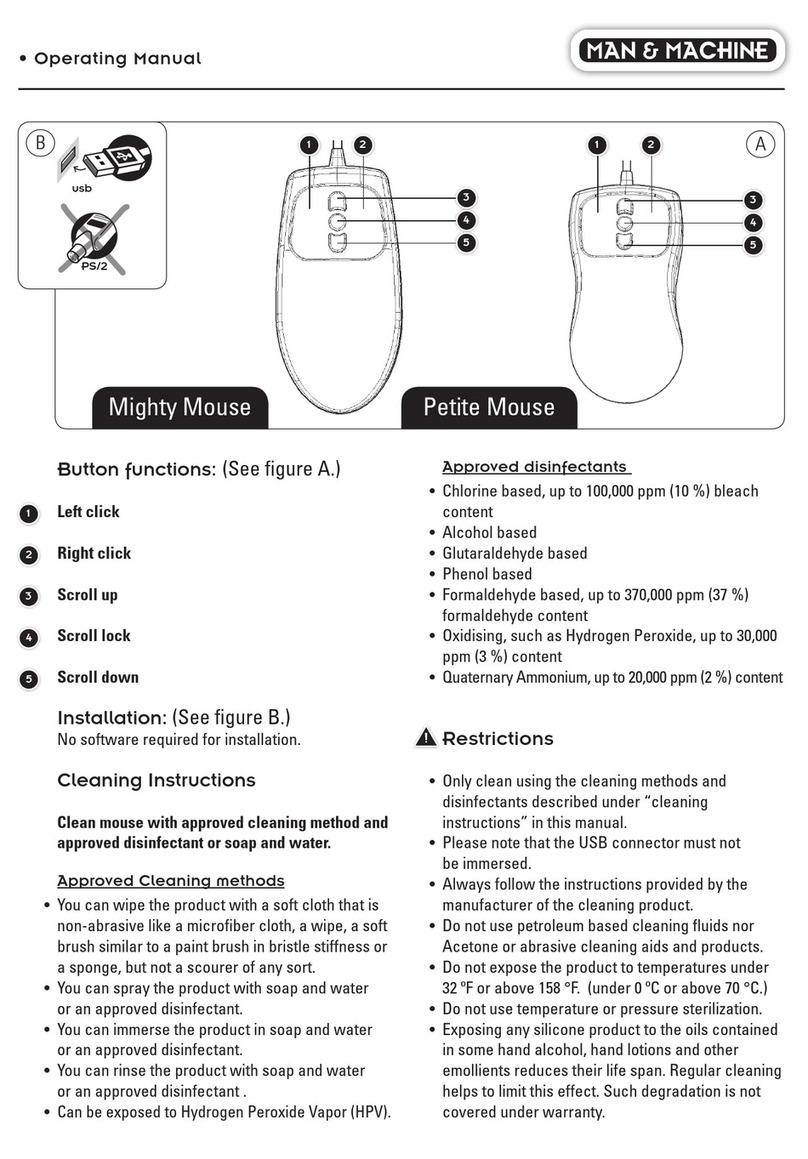 Man & Machine Mighty User manual