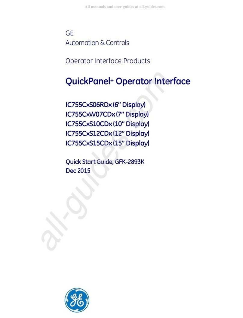 GE IC755CS06RD Series User manual GE IC755CS06RD Series User manual