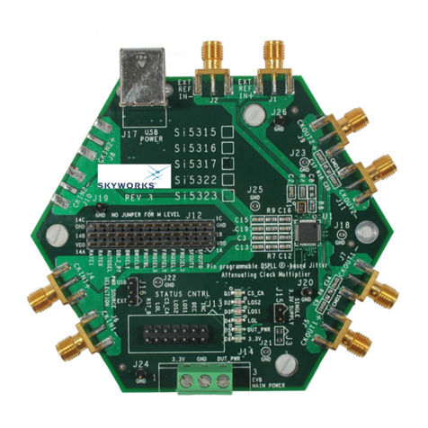 Skyworks Si5317-EVB User manual