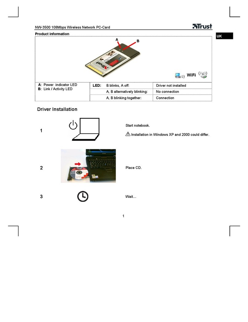 Trust NW-3500 User manual