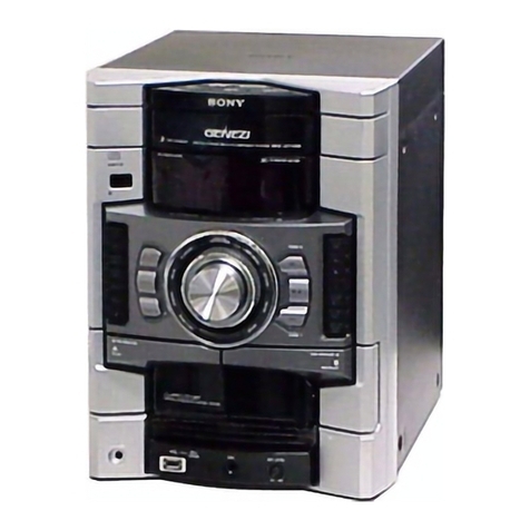 Sony MHC-GTX88 User manual Sony MHC-GTX88 User manual