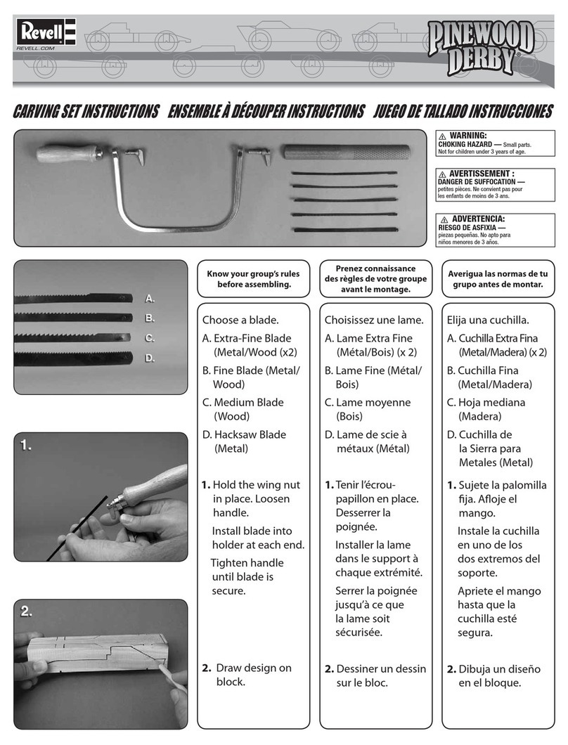 REVELL PINEWOOD DERBY User manual