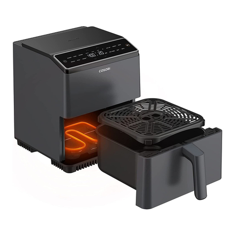 Cosori Dual Blaze CAF-P583S-KUS user manual