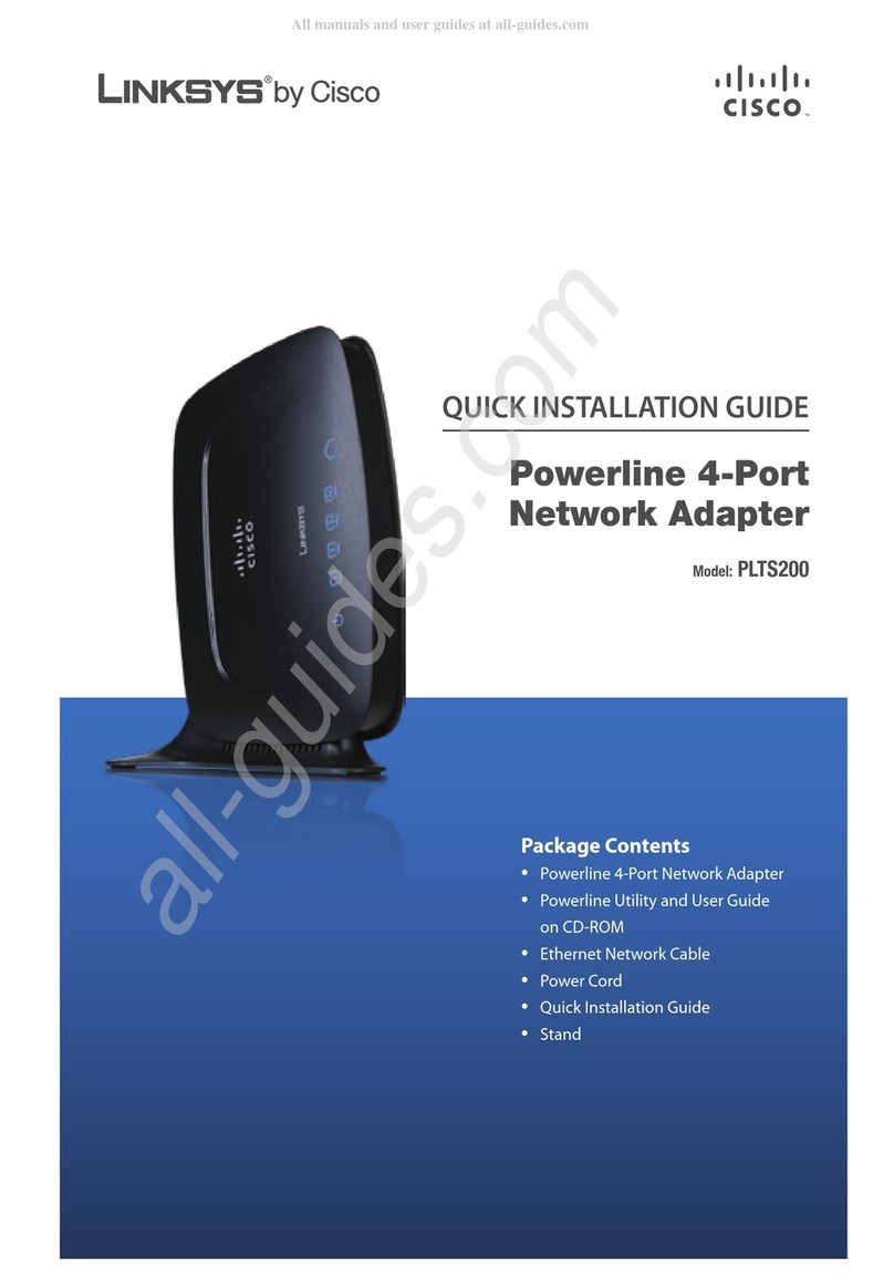 Cisco LINKSYS PLTS200 User manual