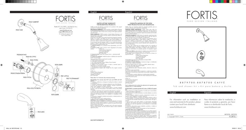 Fortis CAFFE 8879700 User manual
