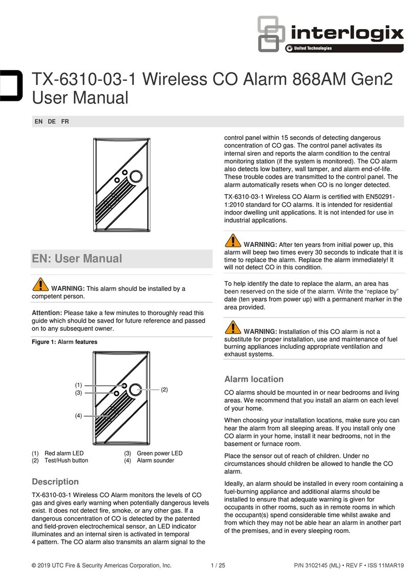 Interlogix TX-6310-03-1 user manual